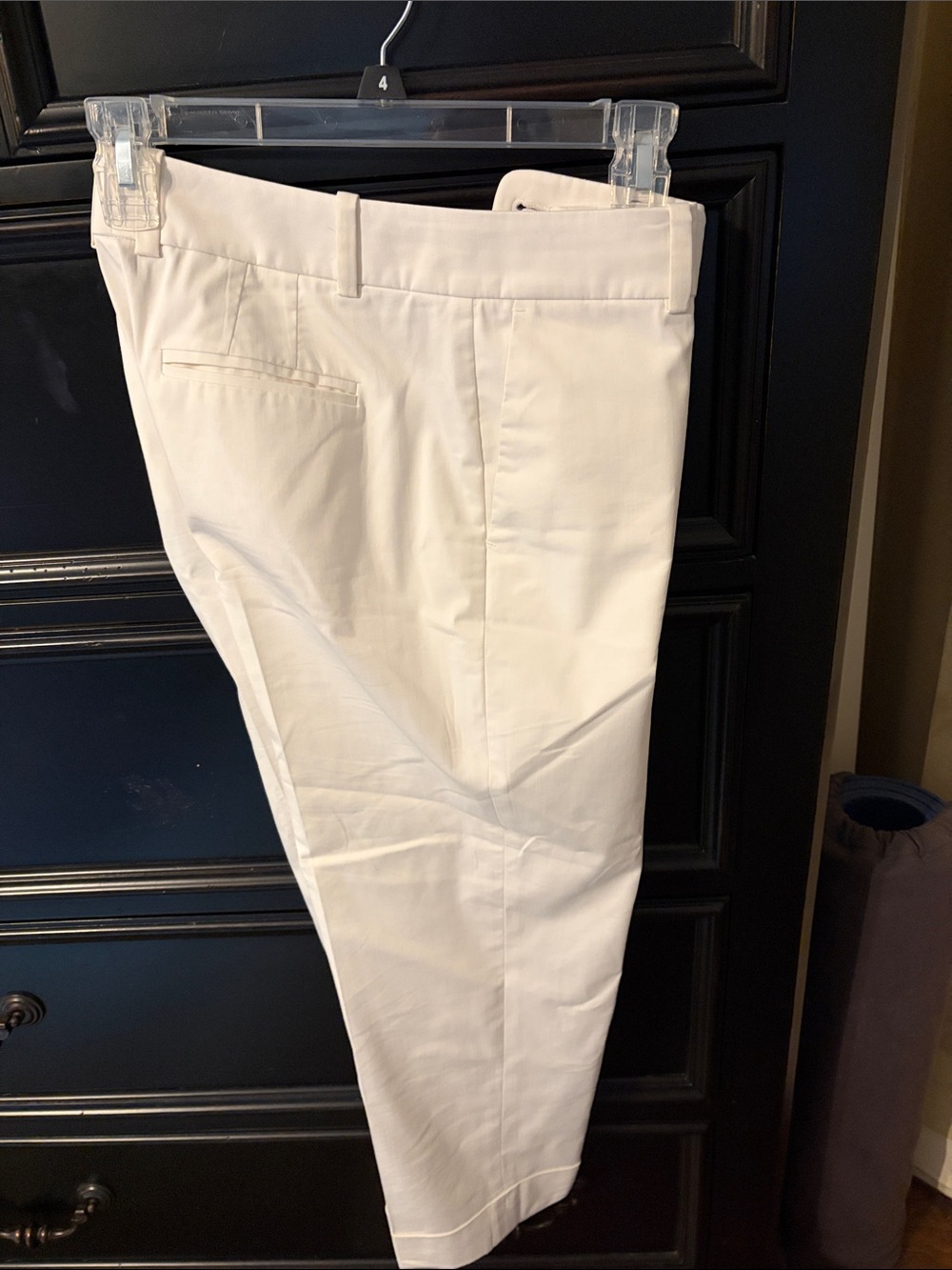 Ann Taylor White Women's Cropped Trousers